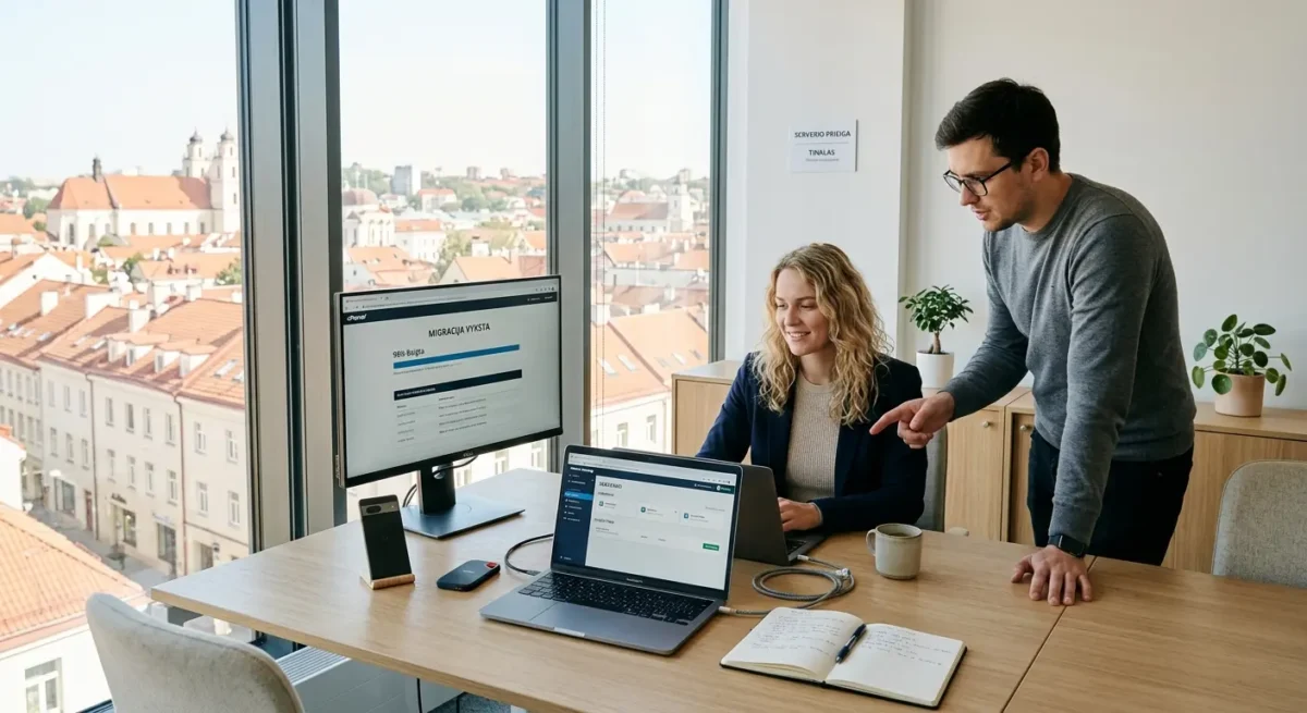 Hostingas: svetainė turi būti jūsų aplinkoje arba su pilna prieiga