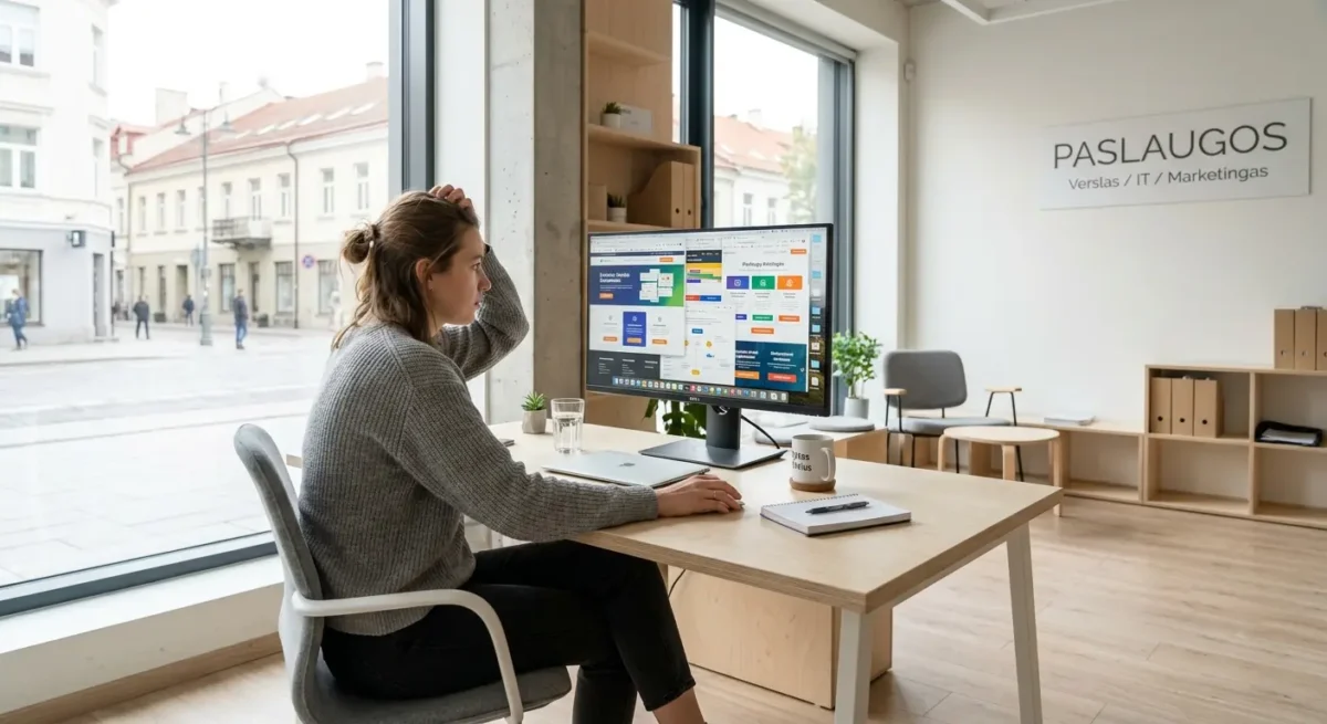 Kas dažniausiai trukdo suprasti puslapį