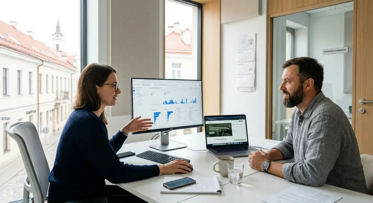 Kas nutinka svetainei po paleidimo