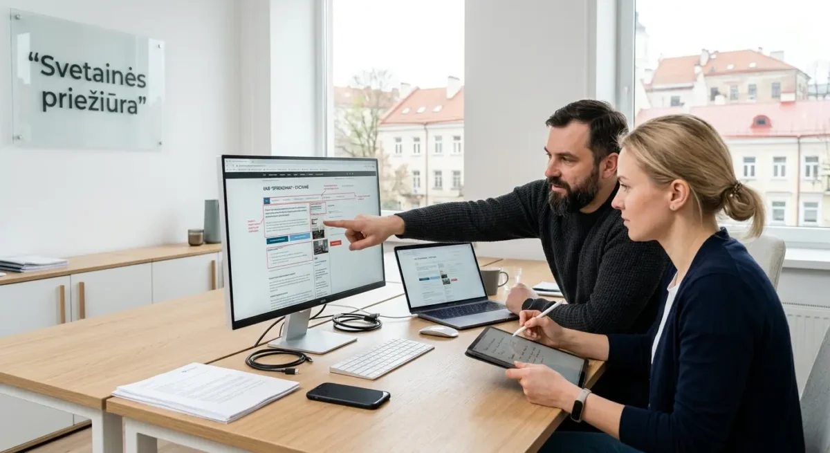 Kur dažniausiai atsiranda problemos verslo svetainėse