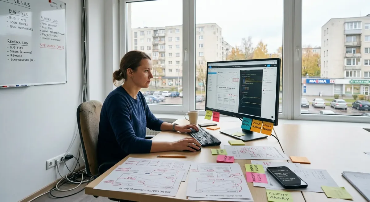 Tikroji kaina atsiranda vėliau: pataisymai, perdirbimai ir prarastas laikas